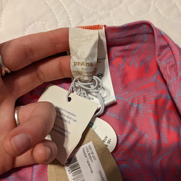 PrAna Reversible Innix Bikini bottoms Papaya Tradewinds - Picture 11 of 11